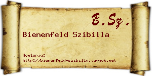 Bienenfeld Szibilla névjegykártya